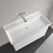 Villeroy & Boch Collaro lavabo-meuble - 100x47cm - sans trop-plein sans trous de robinet CeramicPlus blanc SW358333