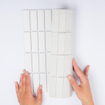 The Mosaic Factory London mozaïektegel - 30x30cm - wand en vloertegel - Rechthoek - Porselein Super White Mat SW382561