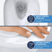 Grohe Sensia QuickFix Pack WC - reservoir encastrable avec raccord électrique - raccord wc japonais - sans bride - avec abattant - blanc brillant SW1552888