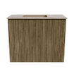 Mondiaz JOYA-DLUX 50cm toiletmeubel - kleur Dusk - Wastafel FAYE positie Links Zonder kraangat kleur Arena. SW1425726