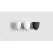 Clou Flush 6 lave-mains 27x31,5cm trou de robinet céramique noir mat SW9360