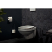Haceka Ixi Porte-papier toilette sans couvercle inox Noir mat SW654063