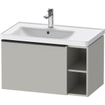 Duravit D-neo Meuble sous vasque 78.4x45.2x44cm 1 tiroir Gris béton mat SW641447