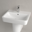 Villeroy & Boch O.novo wastafel 55x46cm met overloop 1 kraangat wit SW448415