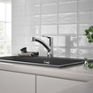 GROHE Start Keukenkraan - draaibare/uittrekbare uitloop - chroom OUTLETSTORE STORE43317