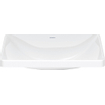 Duravit D-Neo lavabo encastré 60x44x14.5cm 1 trou de robinet rectangulaire Céramique Blanc SW640439