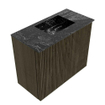 Mondiaz JOYA-DLUX 50cm toiletmeubel - kleur Shadow - Wastafel FAYE positie Rechts 1 kraangat kleur Lava. SW1422823