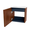 Mondiaz JOYA 40cm meuble de salle de bains - couleur Ruby - Vasque FAYE position Droite 1 trou de robinet couleur Talc. SW1421728