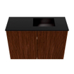 Mondiaz JOYA 60cm meuble de salle de bains - couleur Ruby - Vasque FAYE position Droite Sans trou de robinet couleur Urban. SW1421831
