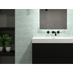 La mosaïque Mosaic Factory Sevilla - carreau mosaïque - 28,2x30,8cm - carrelage mural - Rectangulaire - Porcelaine vert clair à éclats Brillant SW523998