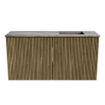 Mondiaz JOYA-DLUX 80cm toiletmeubel - kleur Dusk - Wastafel FAYE positie Rechts 1 kraangat kleur Sombra. SW1426134