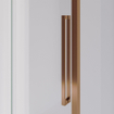 BRAUER Season cabine de douche - 160x100x200cm - porte coulissante - verre transparent - réversible - traitement anticalcaire - Cuivre SW1448684