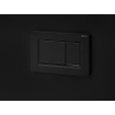 Geberit Sigma20 bedieningsplaat - 2-toets spoeling - vierkant - mat zwart SW420177