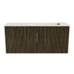 Mondiaz JOYA-DLUX 90cm meuble de salle de bains - couleur Shadow - Vasque FAYE position Droite Sans trou de robinet couleur Nata. SW1424969