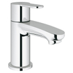 Grohe Euro Ensemble Lave-mains rectangulaire 37x18cm 1 trou pour robinet sans trop-plein Robinet Chrome Siphon et Bonde Blanc SW453059