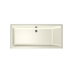 Xenz Kristal Ligbad - 160x75x48 - afvoer Midden - acryl - pergamon SW378401