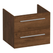 BRAUER Trust meuble sous-lavabo 60 sans poignées rapportées 2 tiroirs à fermeture douce et 1 découpe pour siphon - Forest Cacao SW1204039