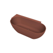 Arcqua Havana Baignoire demi-îlot - 170x80cm - gauche - terracotta mat SW1224205