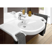 Villeroy & boch vicare lavabo 81x56x18.5cm ovale 1 trou pour robinet avec trou de trop-plein blanc alpin céramique brillante SW654867