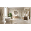 Terravito Harmono Carrelage mural et de sol en céramique - 60x120cm - 10.5mm - Crème SW1474680