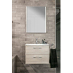 Miroir Plieger Lina Nero avec 2x éclairage LED vertical 80x65cm avec cadre noir SW225417