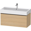 Duravit D-neo Meuble sous vasque 98.4x44.2x44cm 1 tiroir Chêne naturel mat SW641004