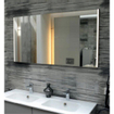 Miroir Plieger Lina Nero avec 2x éclairage LED vertical 80x65cm avec cadre noir SW225417