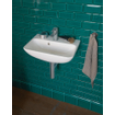 Duravit ME by Starck lave-mains 45x32cm avec 1 trou de robinet avec trop-plein avec WonderGliss blanc SW84162