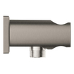 GROHE Rainshower Coude d'alimentation mural - 1/2" - avec support - rosace carrée - Hard Graphite brossé SW1077387