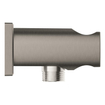 GROHE Rainshower Coude mural - 1/2" - avec support - rosace carrée - Hard graphite brossé SW1077387