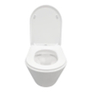 Wiesbaden Vesta WC suspendu sans bride avec abattant Shade slim softclose et quick release brillant blanc SW710744