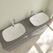 Villeroy & Boch Loop & friends vasque à poser - 56x38cm - rectangulaire sans trop-plein blanc SW644114