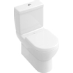 Villeroy & Boch Subway Abattant avec couvercle - charnières inox - blanc - DESTOCKAGE OUT10916