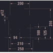 Duravit D Code cosmeticaspiegel 3x vergrotend 23cm chroom 0315152