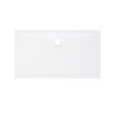 ZEZA Selva Receveur de douche - 120x80x4cm - Rectangulaire - acrylique - blanc brillant SW999957