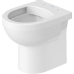 Duravit DuraStyle Basic set de WC au sol à fond creux sans rebord de rinçage 37x48cm avec abattant de WC à fermeture douce blanc SW358501