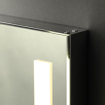 Adema Squared badkamerspiegel 100x70cm met verlichting links en rechts LED en schakelaar SW238217