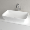 Villeroy & Boch Artis opzetwastafel rechthoekig 58x38cm zonder overloop ceramic+ wit 1025297