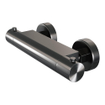 Brauer Gunmetal Edition Robinet de douche encastré - barre de douche - 1 fonction - 2 boutons lisses - douchette à main 1 jet - PVD - gunmetal brossé SW1164635