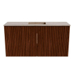 Mondiaz JOYA-DLUX 80cm toiletmeubel - kleur Ruby - Wastafel FAYE positie Midden Zonder kraangat kleur Saba. SW1425588