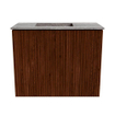 Mondiaz JOYA-DLUX 50cm toiletmeubel - kleur Ruby - Wastafel FAYE positie Links 1 kraangat kleur Oza. SW1425488