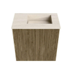 Mondiaz JOYA-DLUX Meuble de toilette 40cm - couleur Dusk - Vasque FAYE position Droite 1 trou de robinet couleur Meli SW1425800