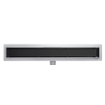 Fortifura Galeria grille réversible - 120cm - noir mat SW1075299
