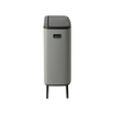 Brabantia Bo Touch Bin Hi Afvalemmer - 60 liter - kunststof binnenemmer - mineral concrete grey SW1117304