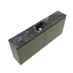MONDIAZ TURE-DLUX Meuble toilette - 120cm - Army - EDEN - vasque Lava - position centrale - 1 trou de robinet SW1103664