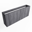 Mondiaz FOWY fonteinonderkast - 120x22x50cm - 2 deuren - push to open - softclose - Antracite SW1016927