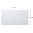Sealskin Jade Badmat - 40x70cm - Antislip - Wit SW1421056