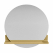 Mondiaz SPOT Miroir de salle de bain - rond 70cm - plan de miroir - couleur Oro SW1235573