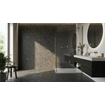 Baldocer Ceramica Nover wand- en vloertegel - 60x120cm - 9.5mm - Rechthoek - gerectificeerd - Terrazzo - Zwart Mat SW679883