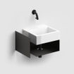 Clou Flush 1 fontein - 28x27x9cm - zonder kraangat - met plug - keramiek Wit SW9325